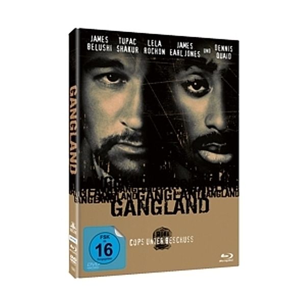 Gangland - Cops Unter Beschuss Limited Mediabook, Tupac Shakur, James Belushi, Dennis Quaid