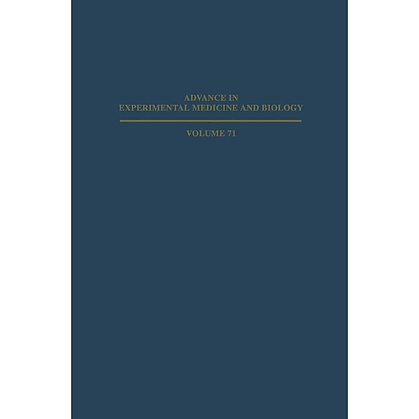 Ganglioside Function / Advances in Experimental Medicine and Biology Bd.71