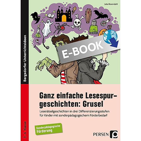 Ganz einfache Lesespurgeschichten: Grusel, Julia Rosendahl