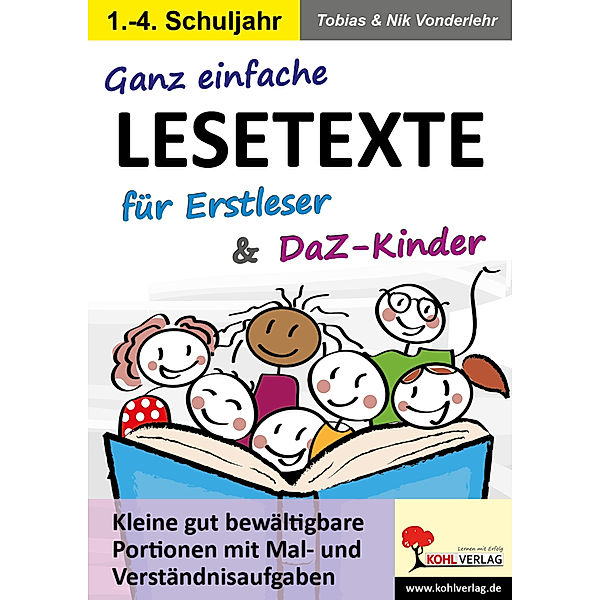 Ganz einfache Lesetexte für Erstleser & DaZ-Kinder, Nik Vonderlehr