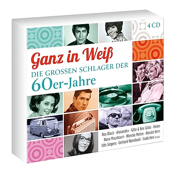 Ganz in Weiss - Die grossen Schlager der 60er Jahre (4 CDs), Diverse Interpreten