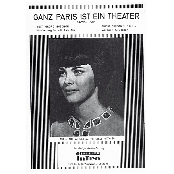 Ganz Paris ist ein Theater, Georg Buschor, Christian Bruhn