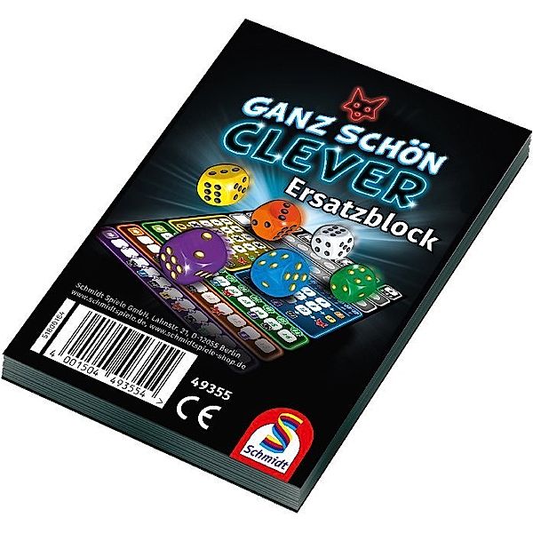 SCHMIDT SPIELE Ganz schön clever! Einzelblock (Spiel-Zubehör)