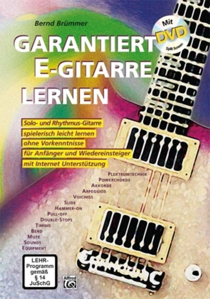 Garantiert E-Gitarre lernen, m. DVD Buch versandkostenfrei - Weltbild.de