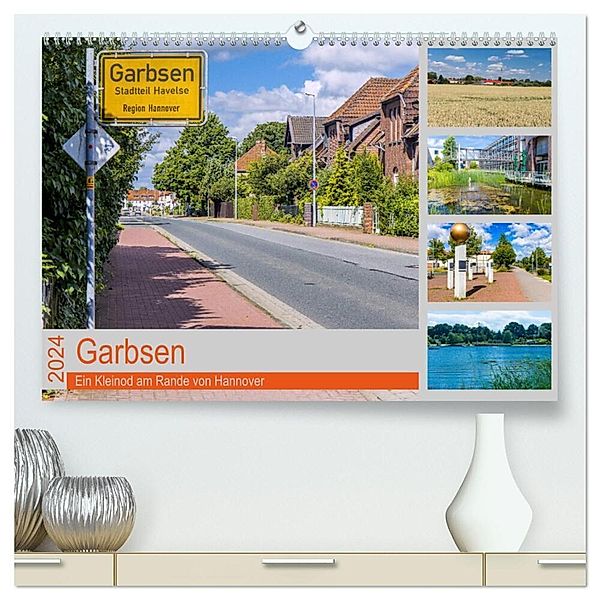 Garbsen (hochwertiger Premium Wandkalender 2024 DIN A2 quer), Kunstdruck in Hochglanz, Volker Krahn