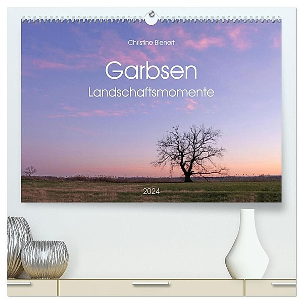 Garbsen, Landschaftsmomente (hochwertiger Premium Wandkalender 2024 DIN A2 quer), Kunstdruck in Hochglanz, Christine Bienert