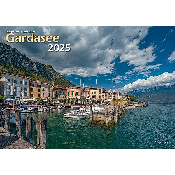 Gardasee 2025 Bildkalender A3 cm quer, spiralgebunden