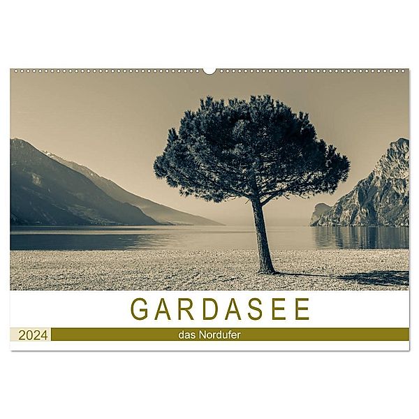 GARDASEE - das Nordufer (Wandkalender 2024 DIN A2 quer), CALVENDO Monatskalender, Sebastian Rost
