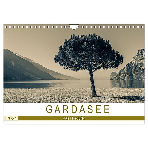 GARDASEE - das Nordufer (Wandkalender 2024 DIN A4 quer), CALVENDO Monatskalender, Sebastian Rost