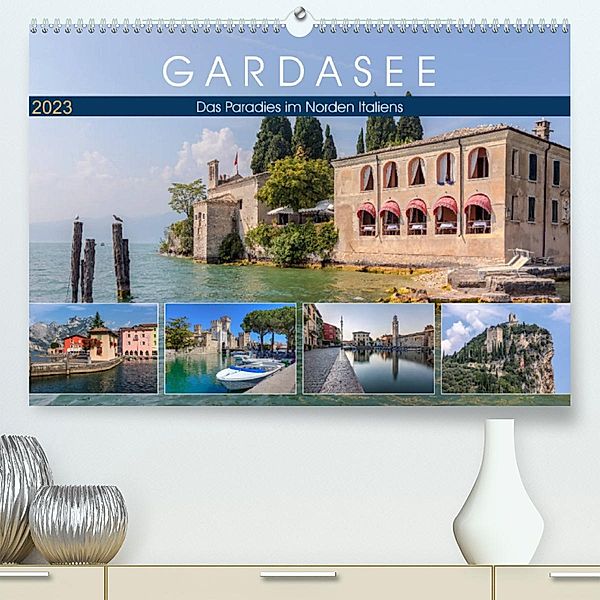 Gardasee, das Paradies im Norden Italiens (Premium, hochwertiger DIN A2 Wandkalender 2023, Kunstdruck in Hochglanz), Joana Kruse