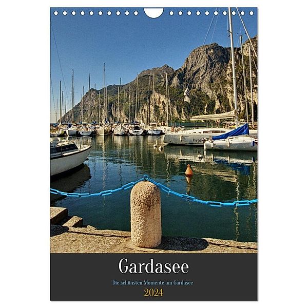 Gardasee - Die schönsten Momente am Gardasee (Wandkalender 2024 DIN A4 hoch), CALVENDO Monatskalender, Reinhard Balzerek