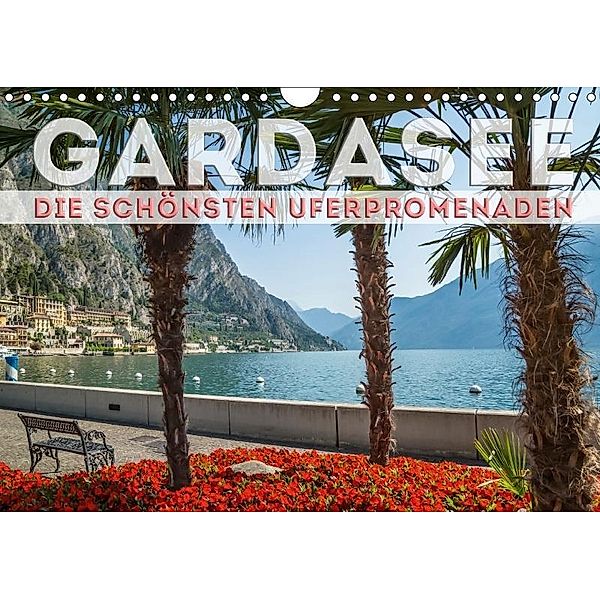 GARDASEE Die schönsten Uferpromenaden (Wandkalender 2017 DIN A4 quer), Melanie Viola