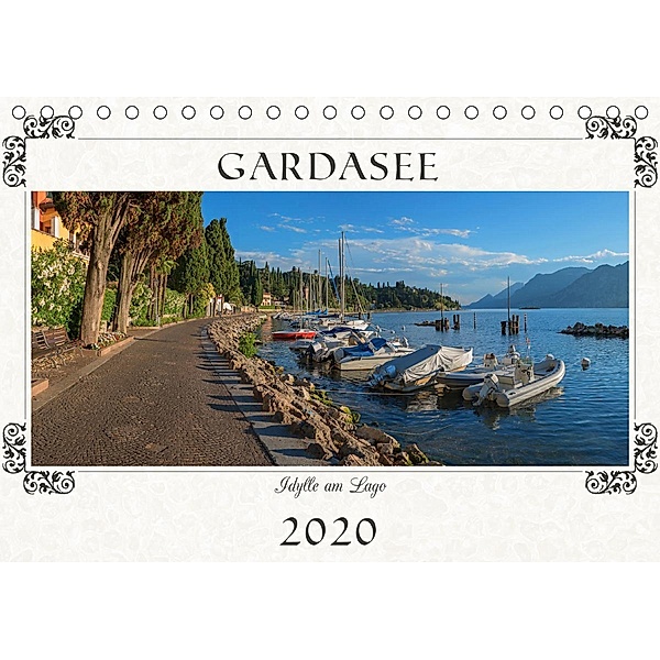 Gardasee - Idylle am Lago 2020 (Tischkalender 2020 DIN A5 quer)