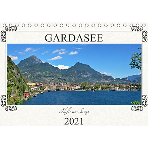 Gardasee - Idylle am Lago 2021 (Tischkalender 2021 DIN A5 quer), SusaZoom