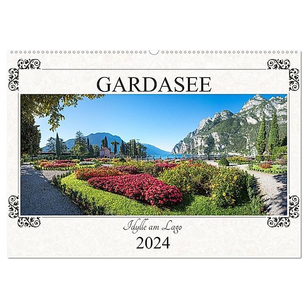 Gardasee - Idylle am Lago 2024 (Wandkalender 2024 DIN A2 quer), CALVENDO Monatskalender, SusaZoom