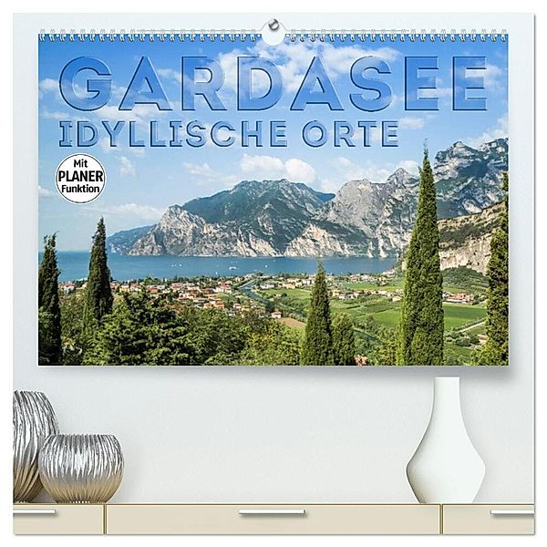 GARDASEE Idyllische Orte (hochwertiger Premium Wandkalender 2024 DIN A2 quer), Kunstdruck in Hochglanz, Melanie Viola