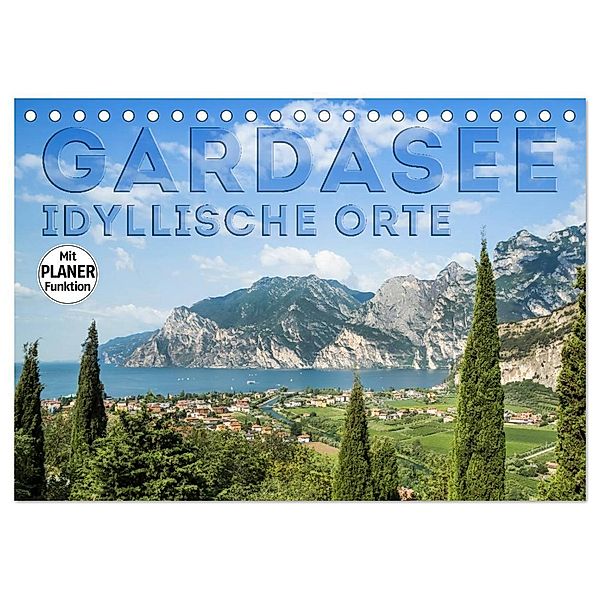 GARDASEE Idyllische Orte (Tischkalender 2024 DIN A5 quer), CALVENDO Monatskalender, Melanie Viola