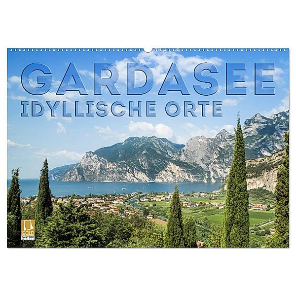 GARDASEE Idyllische Orte (Wandkalender 2024 DIN A2 quer), CALVENDO Monatskalender, Melanie Viola