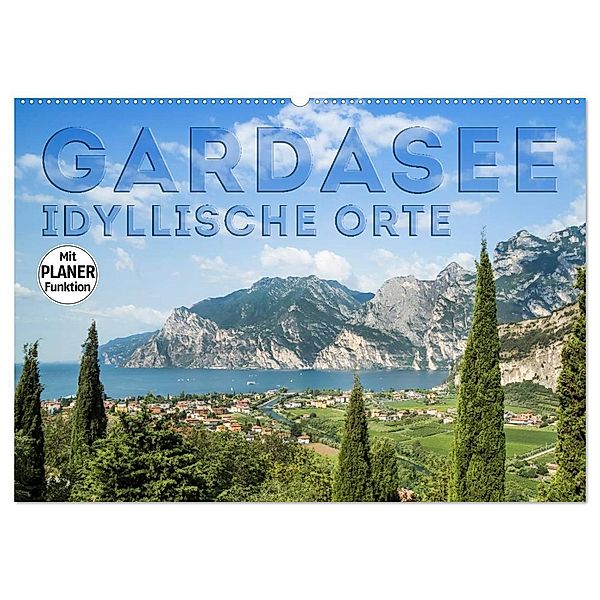 GARDASEE Idyllische Orte (Wandkalender 2024 DIN A2 quer), CALVENDO Monatskalender, Melanie Viola