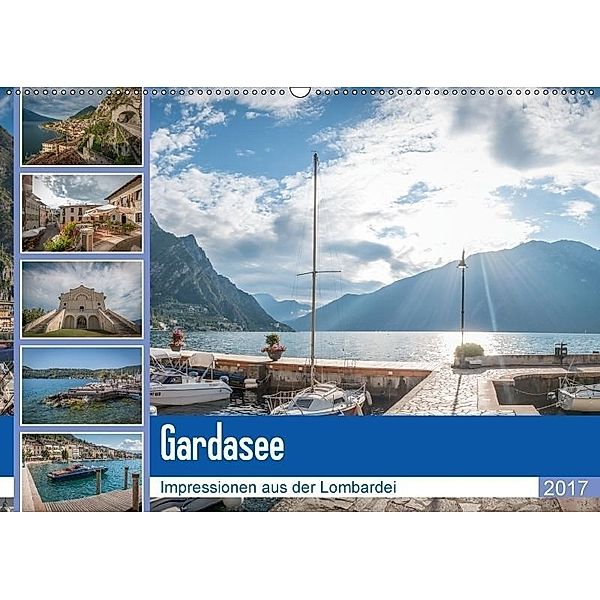 Gardasee - Impressionen aus der Lombardei (Wandkalender 2017 DIN A2 quer), Stefan Mosert