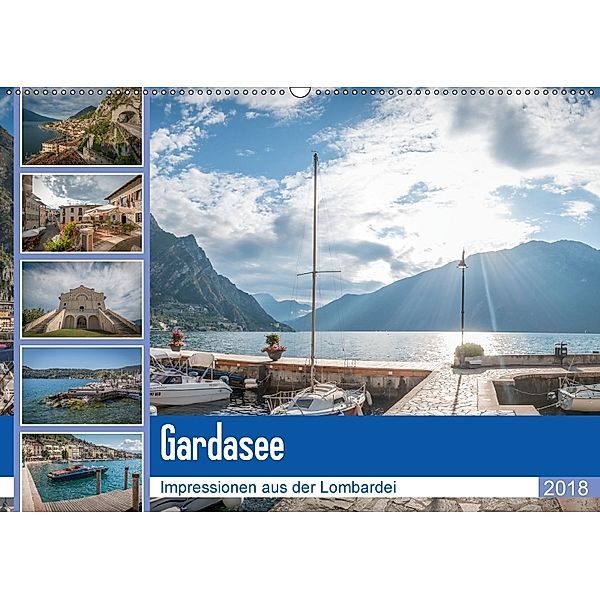 Gardasee - Impressionen aus der Lombardei (Wandkalender 2018 DIN A2 quer) Dieser erfolgreiche Kalender wurde dieses Jahr, Stefan Mosert