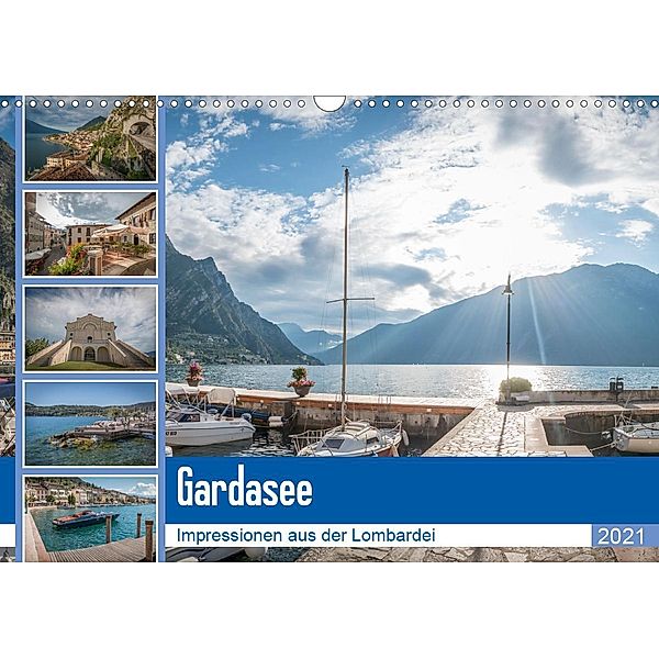 Gardasee - Impressionen aus der Lombardei (Wandkalender 2021 DIN A3 quer), Stefan Mosert