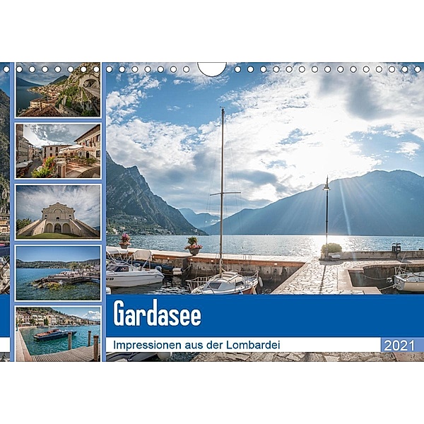 Gardasee - Impressionen aus der Lombardei (Wandkalender 2021 DIN A4 quer), Stefan Mosert