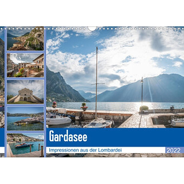 Gardasee - Impressionen aus der Lombardei (Wandkalender 2022 DIN A3 quer), Stefan Mosert
