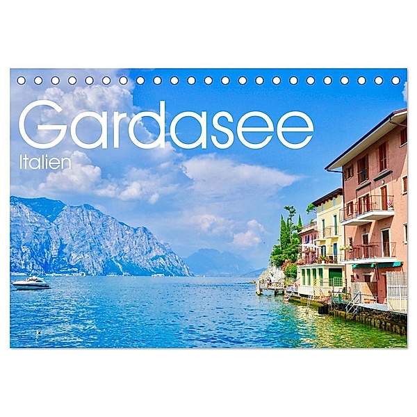 Gardasee, Italien (Tischkalender 2025 DIN A5 quer), CALVENDO Monatskalender, Calvendo, Johannes Jansen