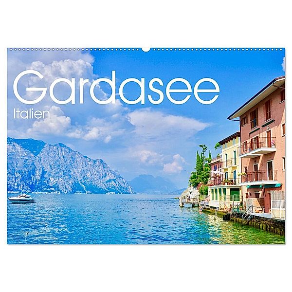 Gardasee, Italien (Wandkalender 2024 DIN A2 quer), CALVENDO Monatskalender, Johannes Jansen