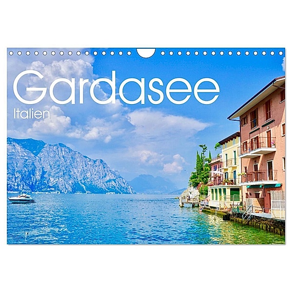 Gardasee, Italien (Wandkalender 2024 DIN A4 quer), CALVENDO Monatskalender, Johannes Jansen