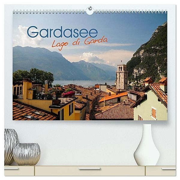 Gardasee. Lago di Garda (hochwertiger Premium Wandkalender 2024 DIN A2 quer), Kunstdruck in Hochglanz, Photography PM Patrick Meischner
