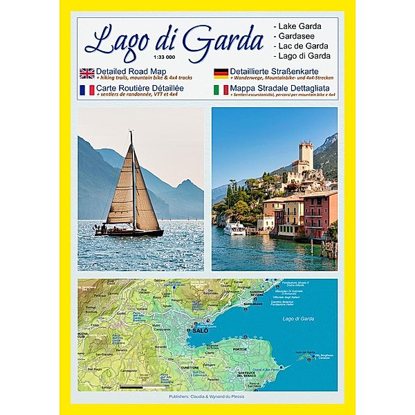 Gardasee - Lago di Garda (Massstab 1:33.000), Claudia Du Plessis, Wynand Du Plessis