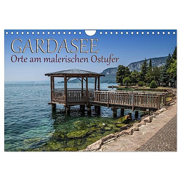 GARDASEE Orte am malerischen Ostufer (Wandkalender 2024 DIN A4 quer), CALVENDO Monatskalender, Melanie Viola