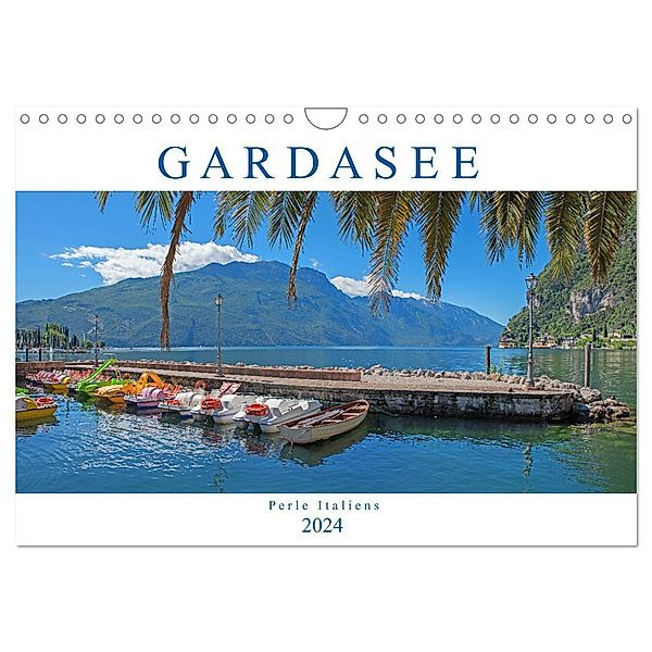 Gardasee - Perle Italiens 2024 (Wandkalender 2024 DIN A4 quer), CALVENDO Monatskalender, SusaZoom