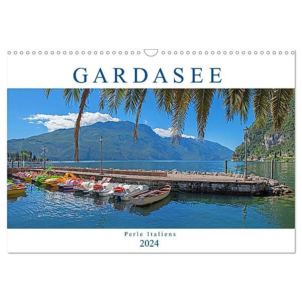 Gardasee - Perle Italiens 2024 (Wandkalender 2024 DIN A3 quer), CALVENDO Monatskalender, SusaZoom