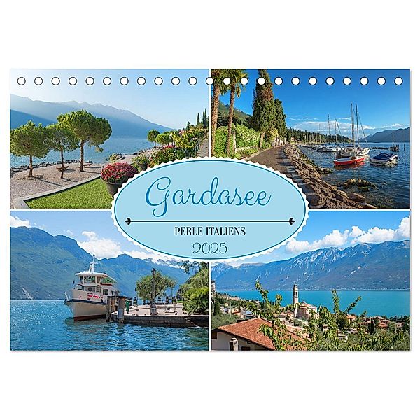 Gardasee - Perle Italiens (Tischkalender 2025 DIN A5 quer), CALVENDO Monatskalender, Calvendo, SusaZoom