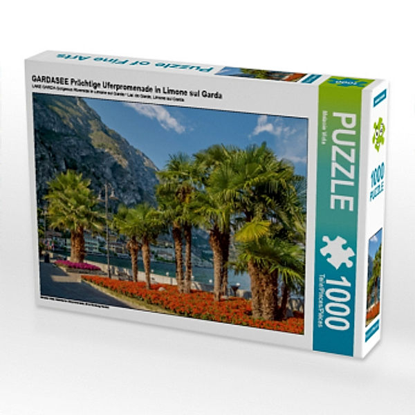 GARDASEE Prächtige Uferpromenade in Limone sul Garda (Puzzle), Melanie Viola