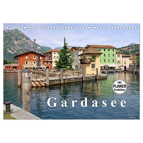Gardasee (Tischkalender 2024 DIN A5 quer), CALVENDO Monatskalender, LianeM