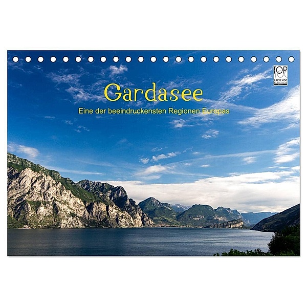 Gardasee (Tischkalender 2024 DIN A5 quer), CALVENDO Monatskalender, Thomas Kuehn