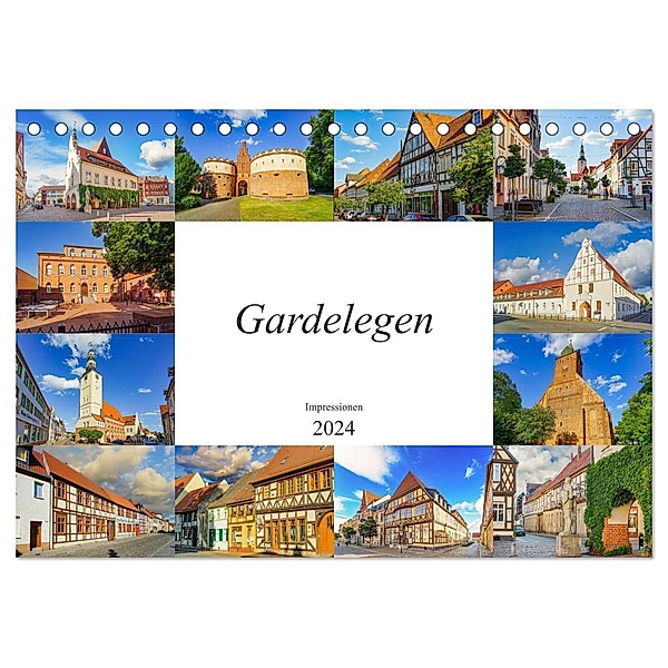 Gardelegen Impressionen (Tischkalender 2024 DIN A5 quer), CALVENDO Monatskalender, Dirk Meutzner
