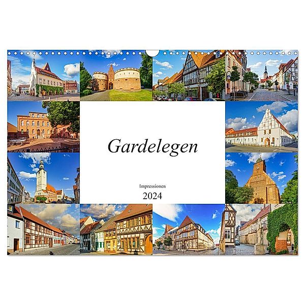 Gardelegen Impressionen (Wandkalender 2024 DIN A3 quer), CALVENDO Monatskalender, Dirk Meutzner