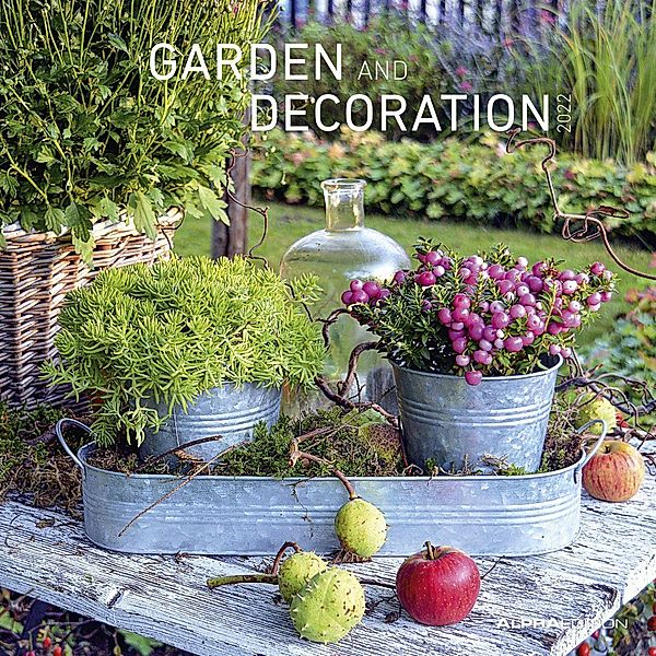 Garden & Decoration 2022 - Broschürenkalender 30x30 cm (30x60 geöffnet) - Kalender mit Platz für Notizen - Garten - Bild