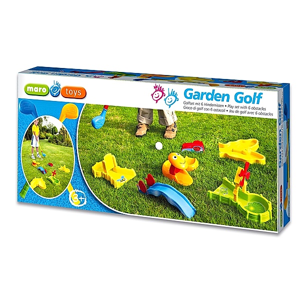 Garden Golf - Set mit Hindernissen, Schlägern, Bällen