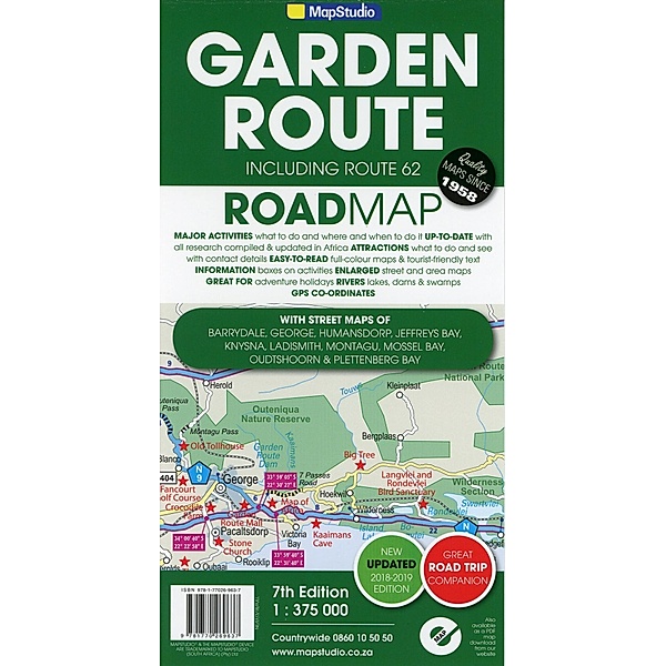Garden Route & Route 62, Road Map