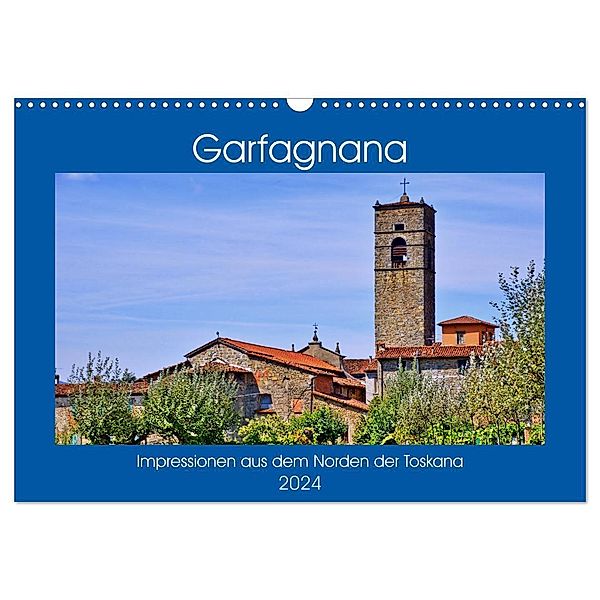 Garfagnana, Impressionen aus dem Norden der Toskana (Wandkalender 2024 DIN A3 quer), CALVENDO Monatskalender, Günther Geiger