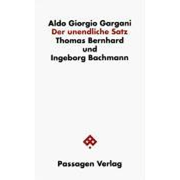 Gargani, A: unendliche Satz, Aldo Giorgio Gargani