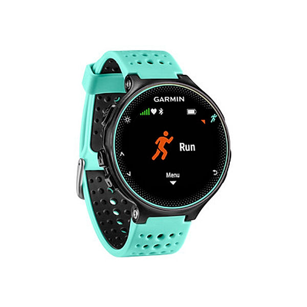 GARMIN Forerunner WHR 235 schwarz/frostblau GPS-Smartwatch mit Herzfrequenzmessung am Handgelenk