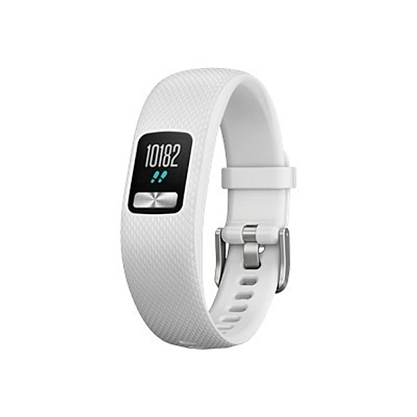 GARMIN vivofit 4 weiss S/M Fitness-Tracker Batterielaufzeit bis zu 1 Jahr