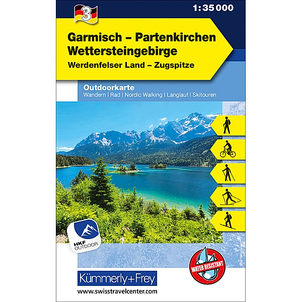 Garmisch Partenkirchen Wettersteingebirge Nr. 03 Outdoor Deutschland 1:35 000